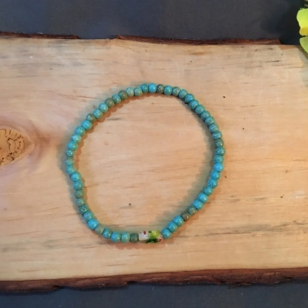 ❇️💙semiprecious mini stretch bracelet